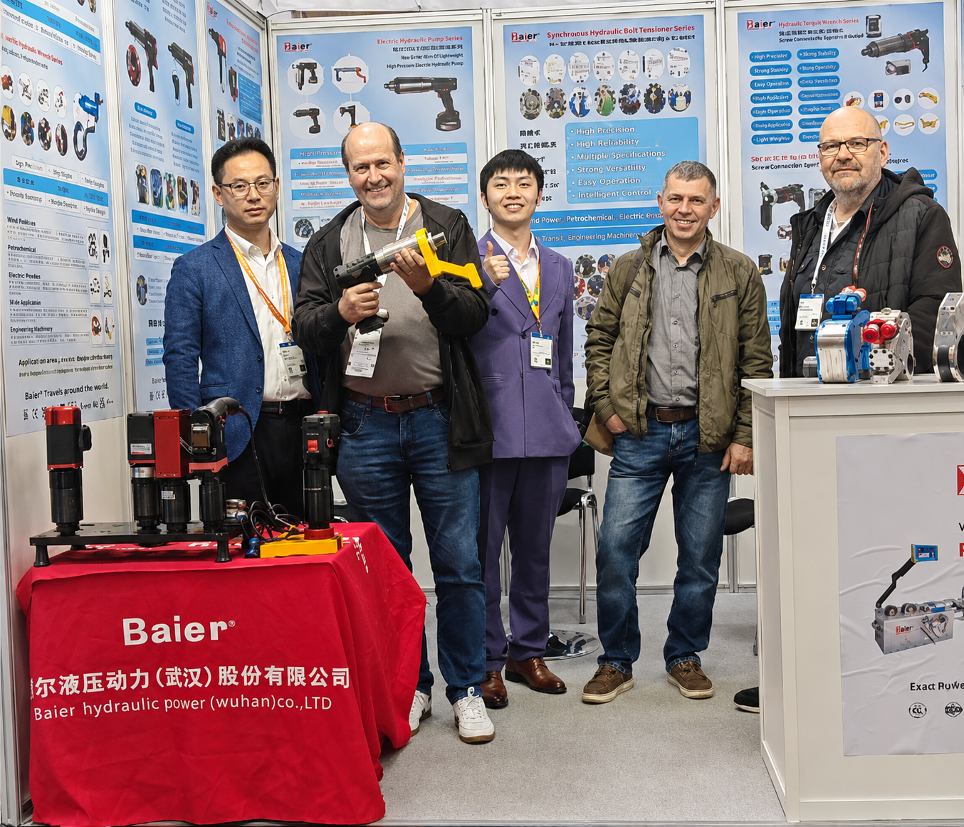 Baier team with global clients at Hannover Messe 2026.png