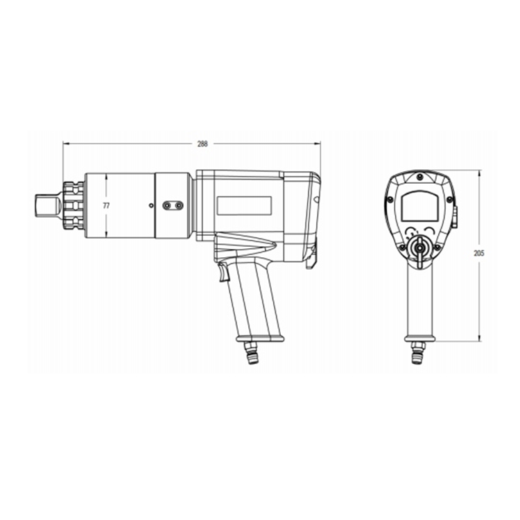 BRPW-M Pneumatic Torque Wrench