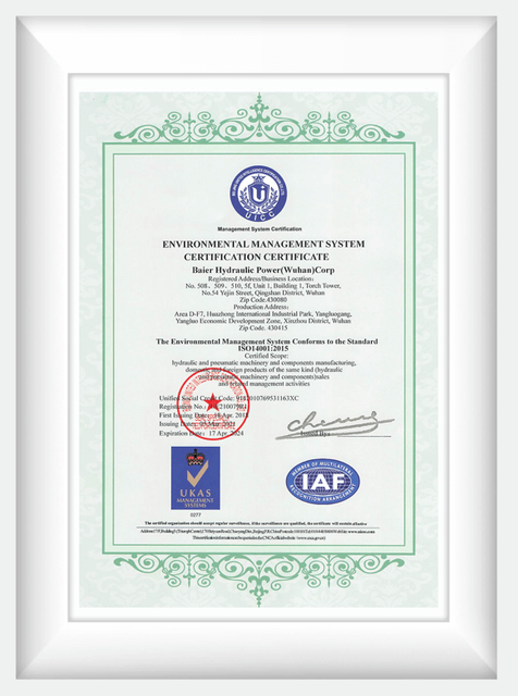 Electric Torque Wrench certificate