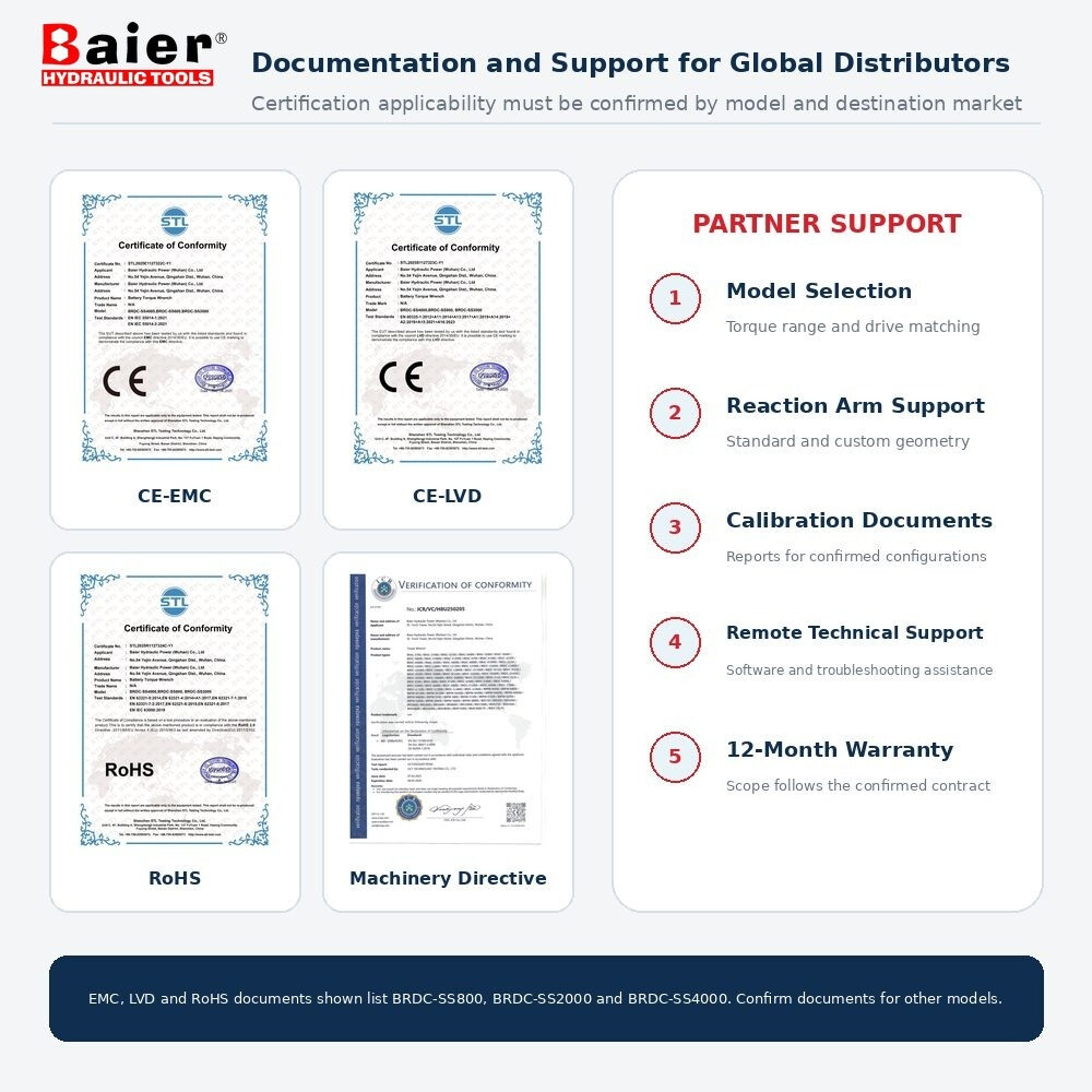 BRDC-SS4000 EMC LVD RoHS documentation and machinery directive related verification with project support