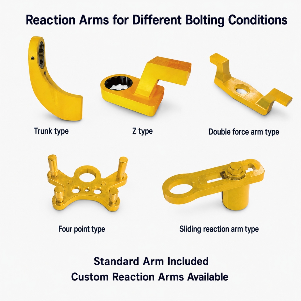 reaction arms for BRAC-S5000 electric torque wrench