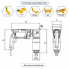  Plug-in Angled Electric Torque Wrench Supplier Metabo Driven for Steel Structures