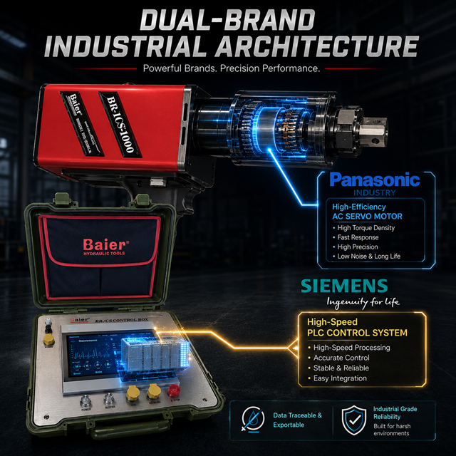 BRSH Servo Electric Torque Wrench Digital Precision Bolting System