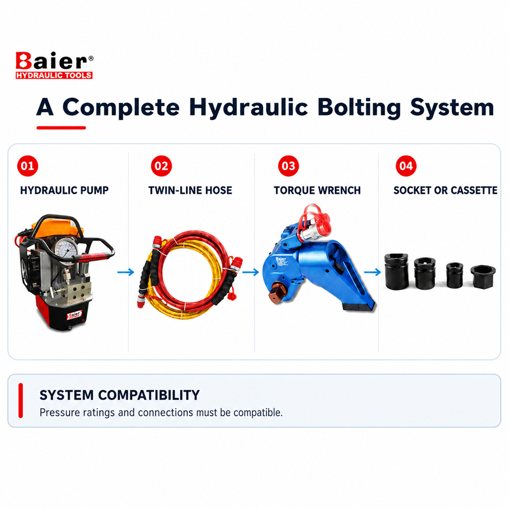 9.1-1Complete hydraulic torque wrench system with pump hose wrench and socket.jpg