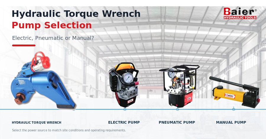 How to Choose a Hydraulic Torque Wrench Pump for Field Bolting