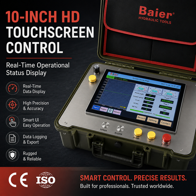 BRSH Servo Electric Torque Wrench Digital Precision Bolting System