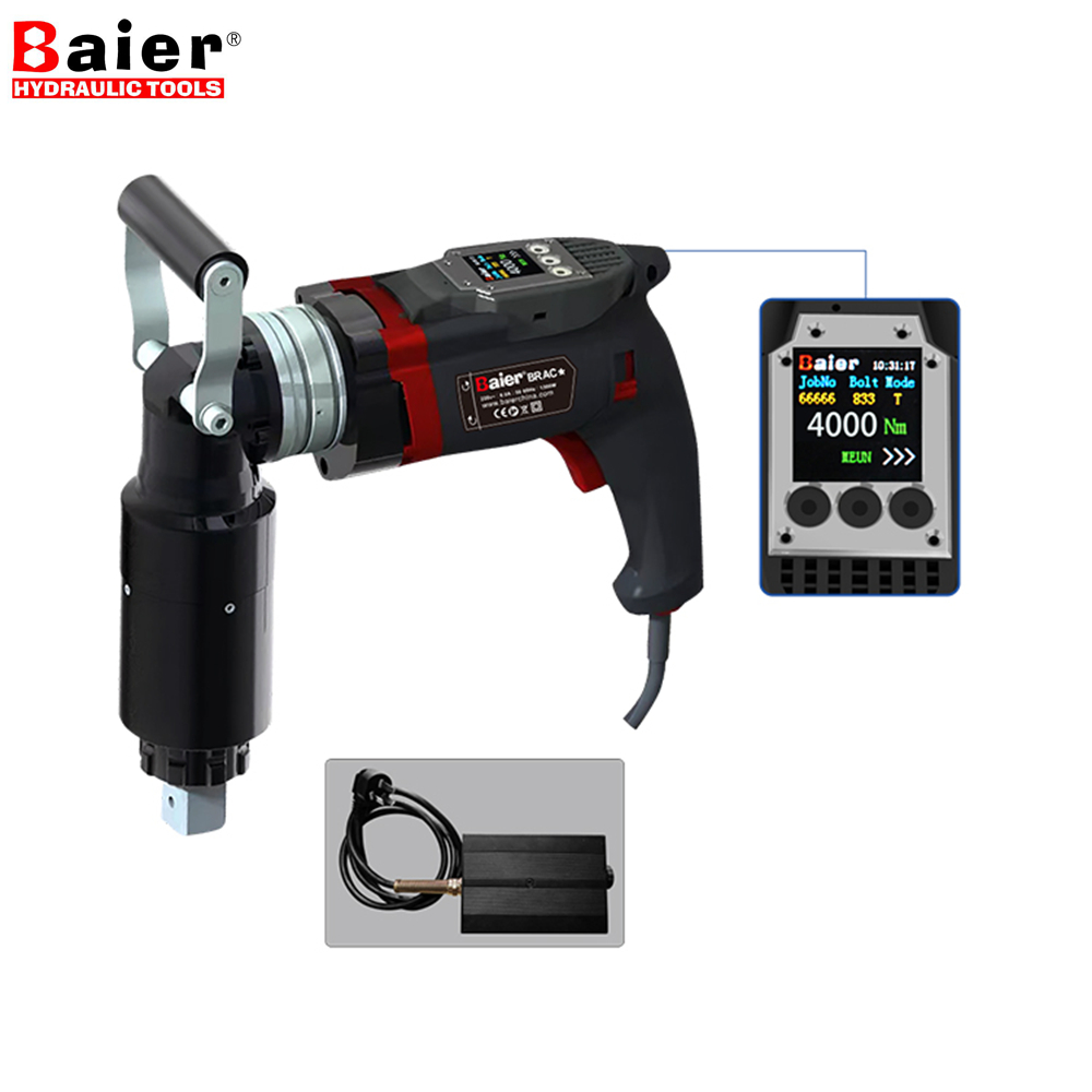 Bair BRAC-A10000 Maximum Torque Angled Wrench 1500-10000Nm for Wind Turbine Towers